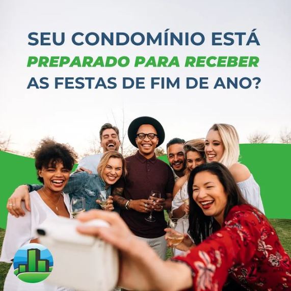 Condomínio preparado para as festas de fim de ano